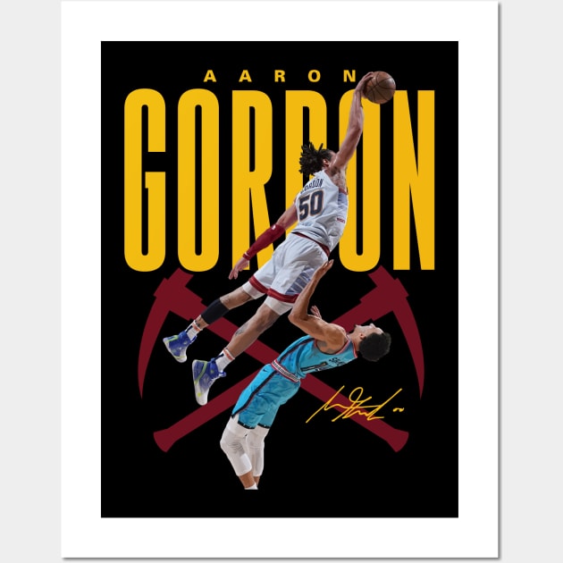 Aaron Gordon Dunk Of The Year Wall Art by Juantamad